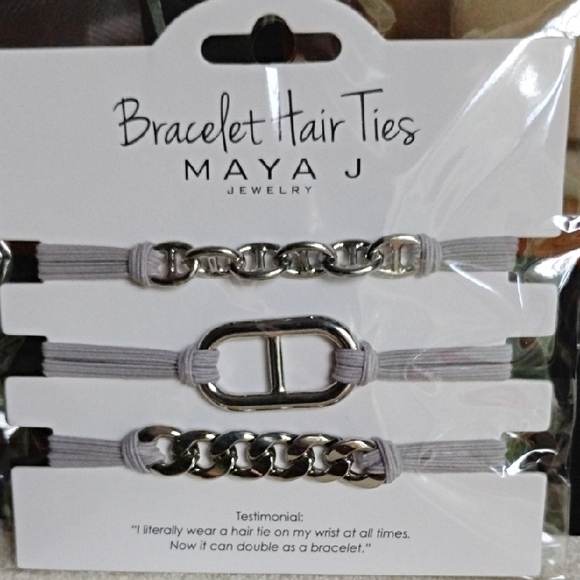 Maya Accessories - Maya J Silver Chain Hair Accessories